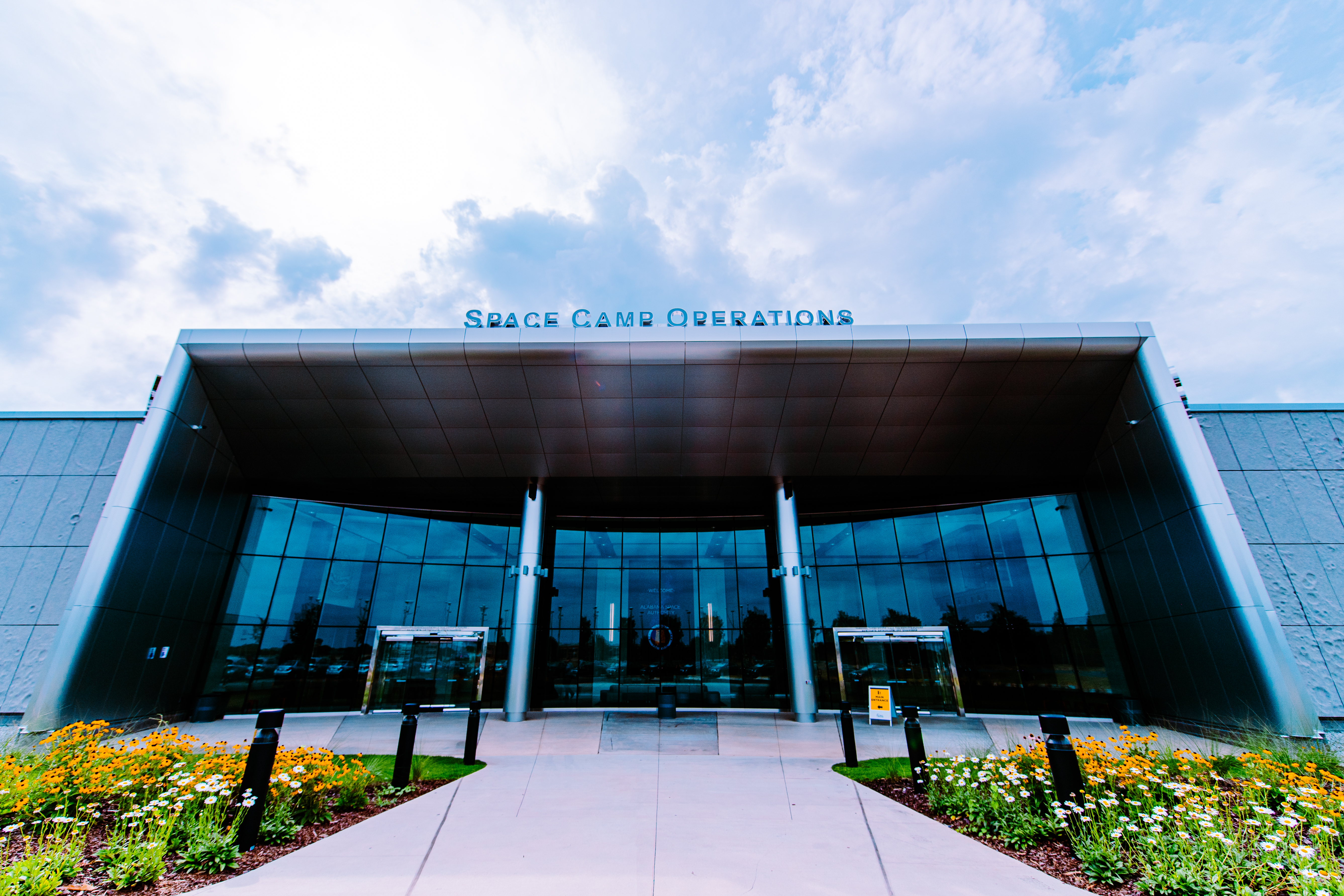 front of SPOC building