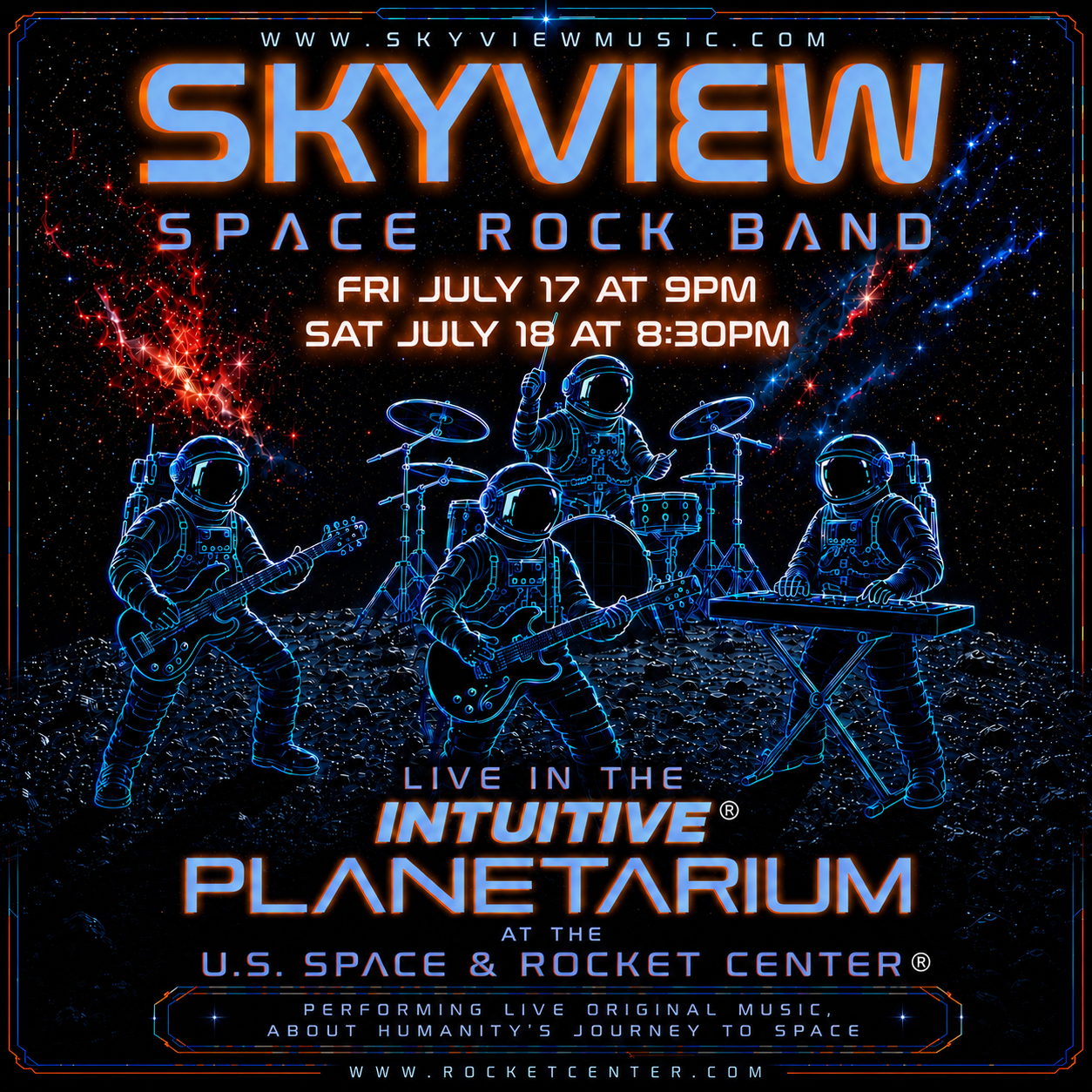 Join us at the Planetarium to enjoy Skyview