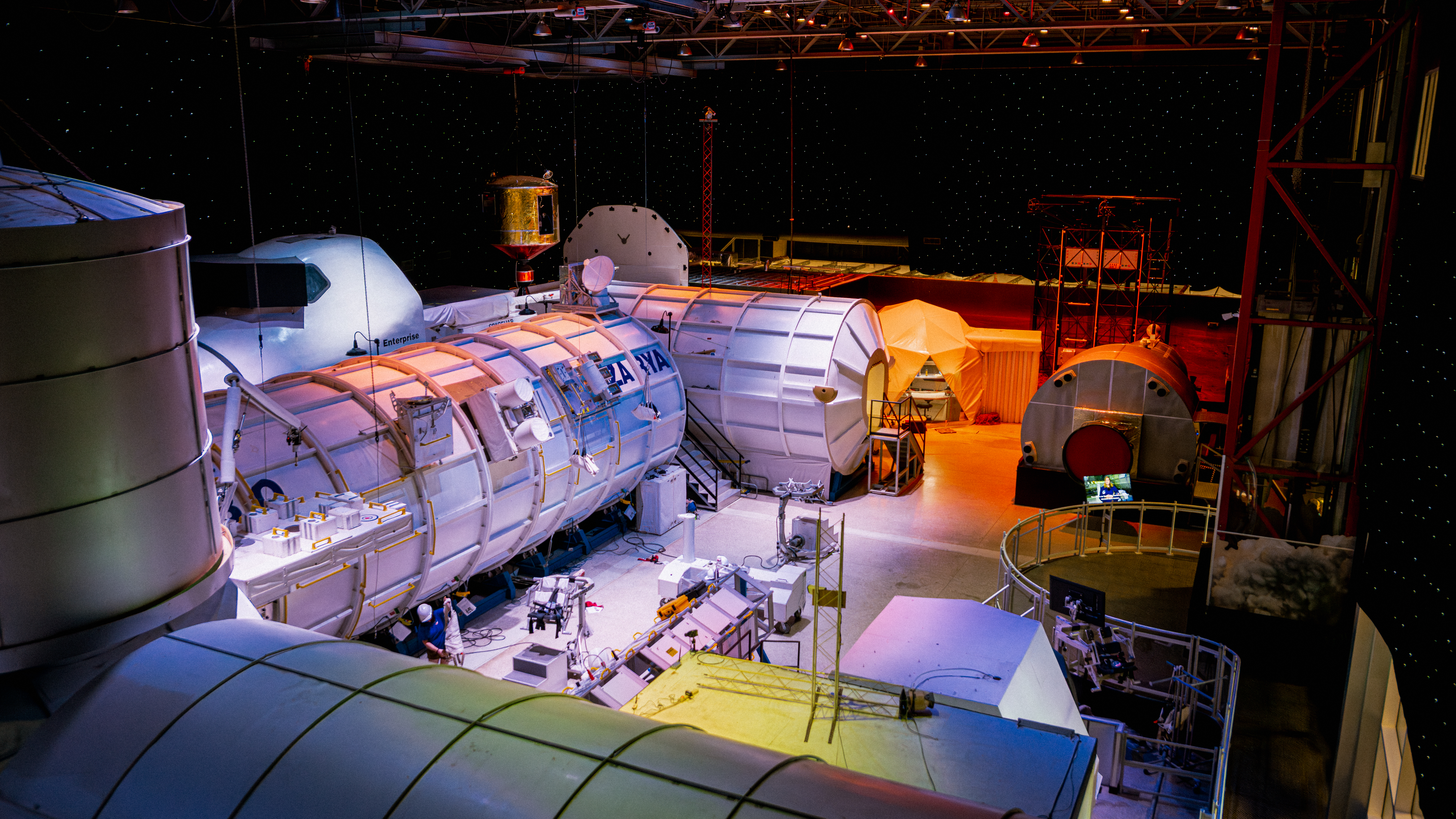 View of the MCC floor from the second level by the UAT tank