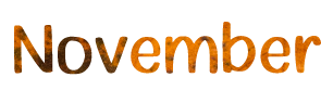 November header