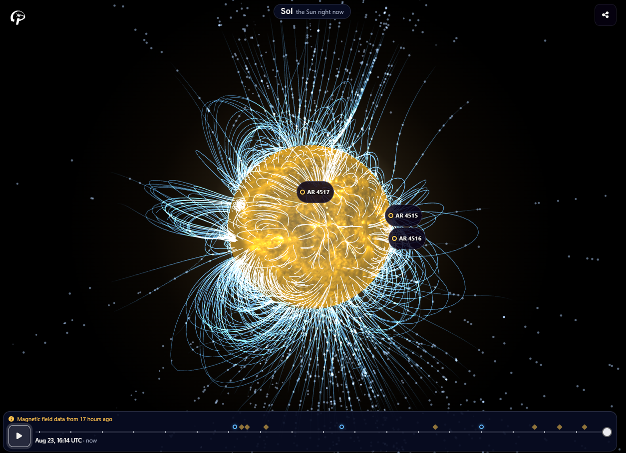 Preview of the sun and how it looks today.